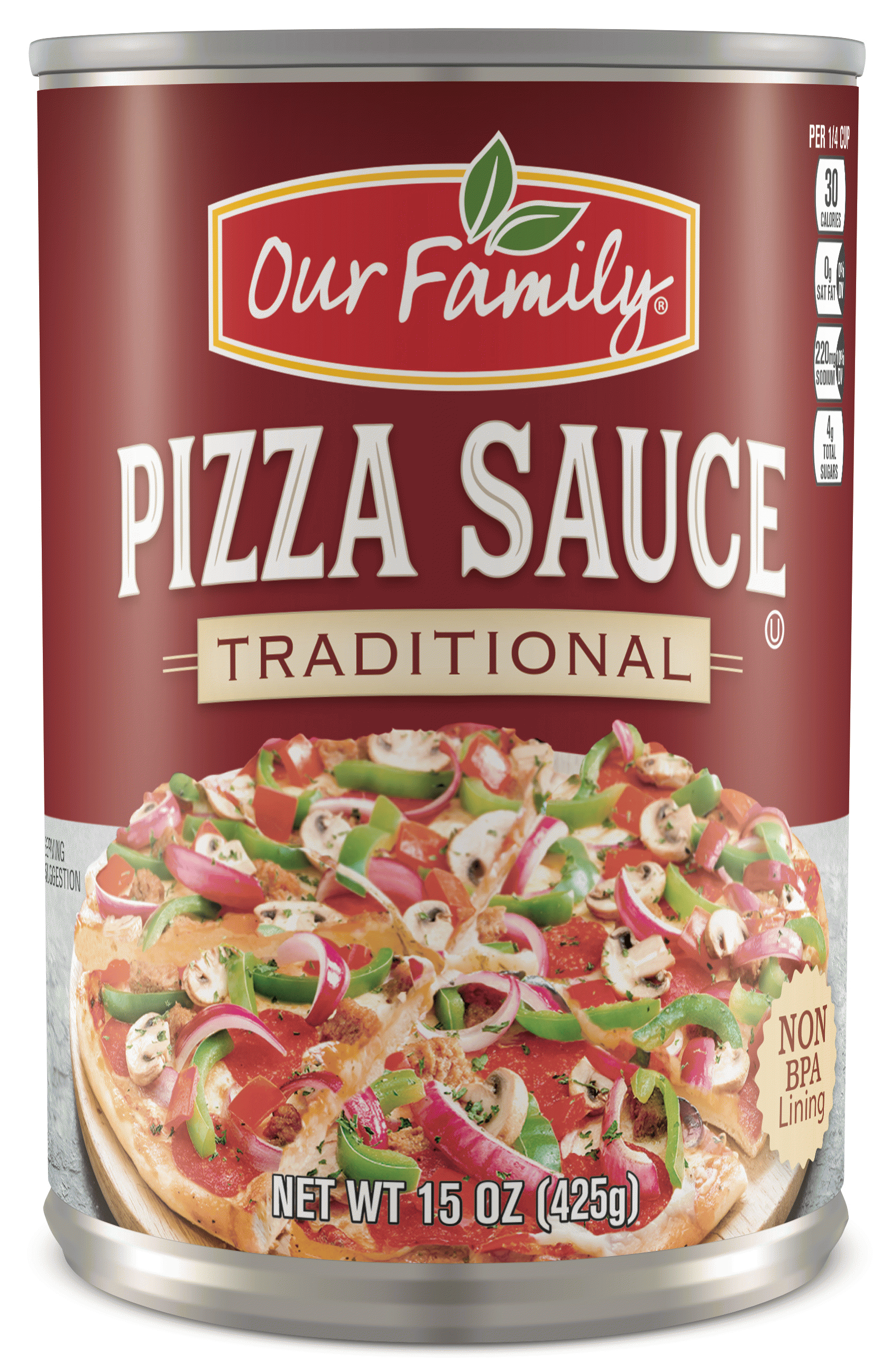 Our Family  pizza sauce, traditional style Full-Size Picture